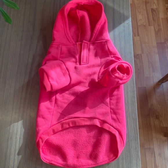 Dog Sweatshirt Hoodie Pink Sweater No Filter - Picture 5 of 10